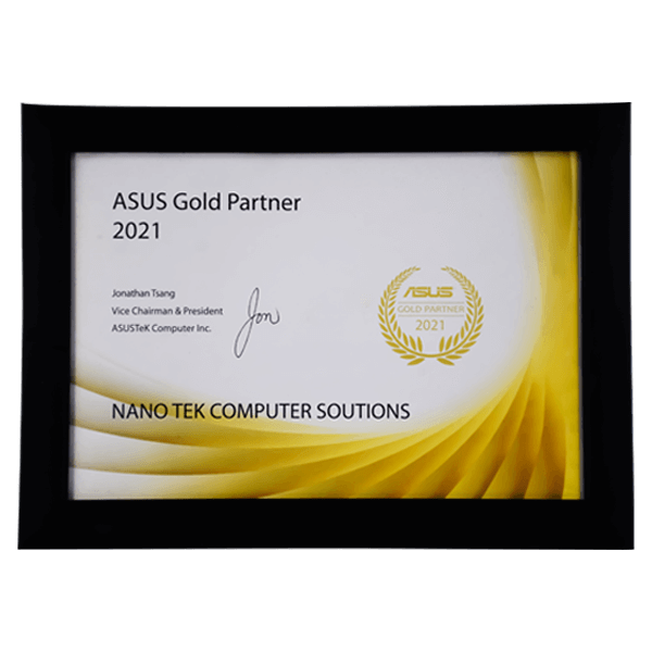 ASUS Gold Partner 2021