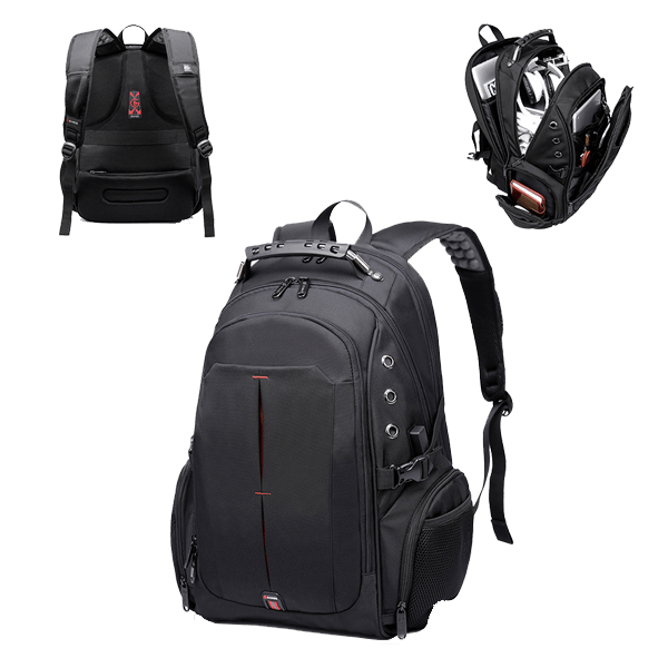 BANGE BG-1905 16" Backpack with USB Charging Port