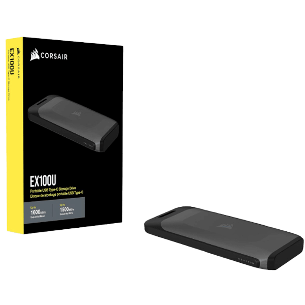 Corsair EX100U 2TB Portable USB Type-C Storage Drive-image