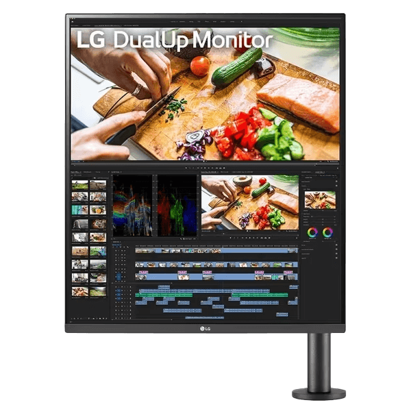 LG DualUp 28MQ780-B 27.6" IPS HDR Monitor with Ergo Stand DCI-P3 98% USB-C-image