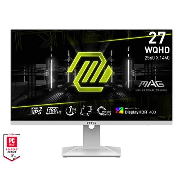 MSI MAG 274QRFW 27" 180HZ 2K RAPID IPS GAMING MONITOR-image